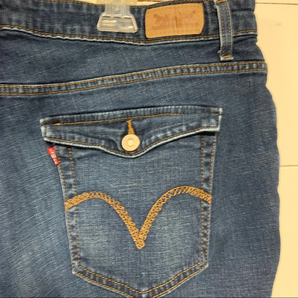 Levis boot cut jeans button pocket 22 - Picture 4 of 6